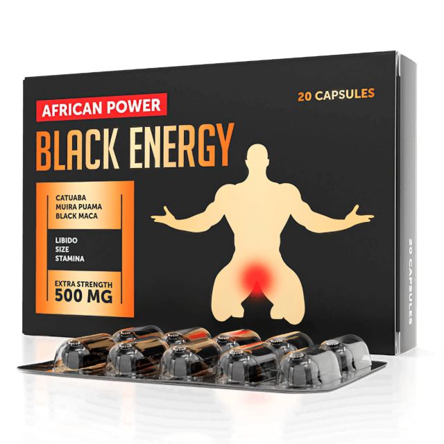 Фото:  Африканская виагра Black Energy. Вид 1.